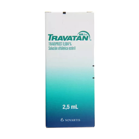 TRAVATAN TRAVOPROST 0.004% SOLUCIÓN OFTÁLMICA 2.5ML