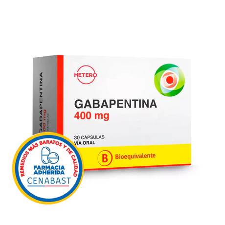 GABAPENTINA (B) 400MG 30 CÁPSULAS - CENABAST