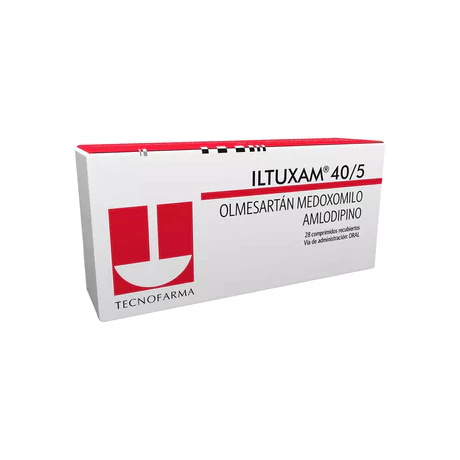 ILTUXAM (B) OLMESARTÁN / AMLODIPINO 40/5 28 COMPRIMIDOS RECUBIERTOS