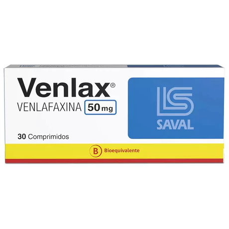 VENLAX VENLAFAXINA 50MG 30 COMPRIMIDOS