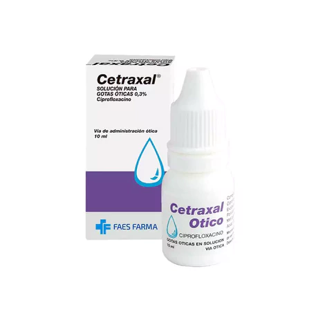 CETRAXAL (B) CIPROFLOXACINO 0.3% SOLUCIÓN Í“TICA 10ML