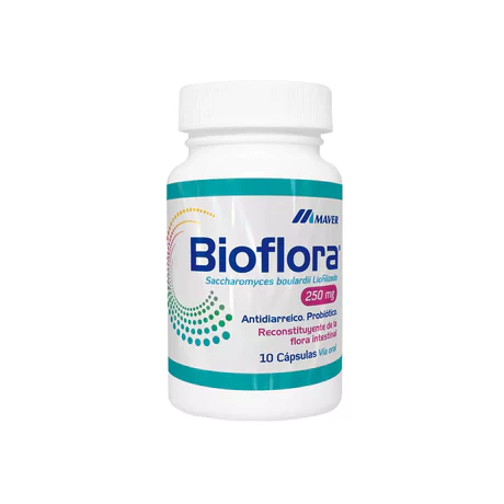 BIOFLORA 250 MG. 10 CÁPSULAS