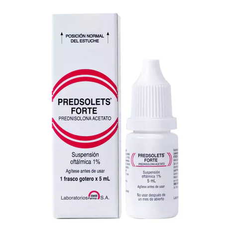 PREDSOLETS FORTE PREDNISOLONA 1% SOLUCIÓN OFTÁLMICA 5ML