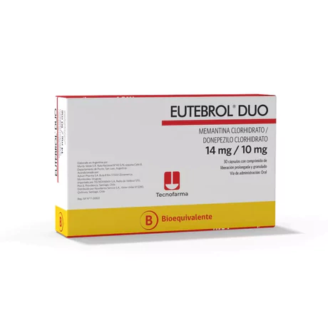 EUTEBROL DUO (B) DONEPEZILO / MEMANTINA 10MG/14MG 30 CÁPSULAS PROLONGADAS