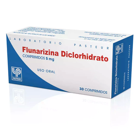 FLUNARIZINA 5MG 30 COMPRIMIDOS