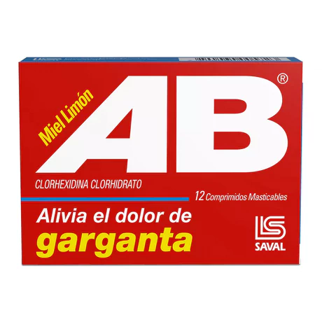 AB CLORHEXIDINA 12 COMPRIMIDOS MASTICABLES