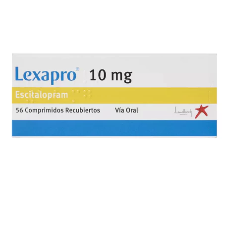 LEXAPRO (R) ESCITALOPRAM 10MG 56 COMPRIMIDOS RECUBIERTOS