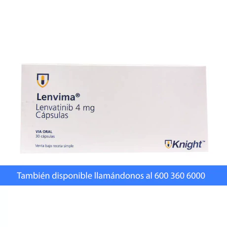 LENVIMA LENVATINIB MESILATO 4MG 30 CÁPSULAS