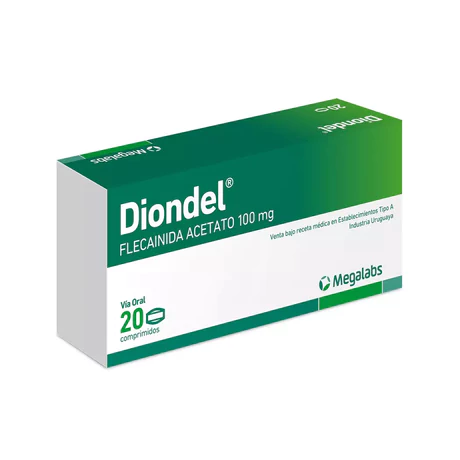 DIONDEL FLECAINIDA 100MG 50 COMPRIMIDOS