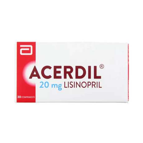 ACERDIL LISINOPRIL 20MG 30 COMPRIMIDOS