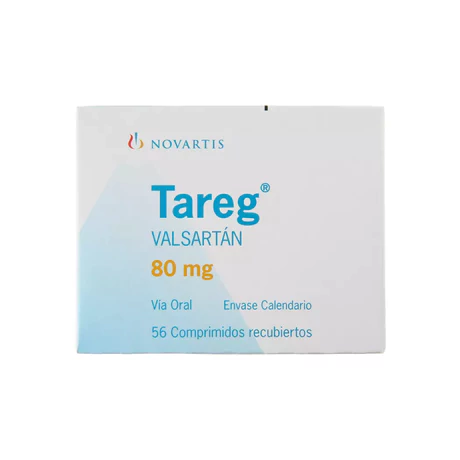 TAREG (R) VALSARTÁN 80MG 56 COMPRIMIDOS RECUBIERTOS