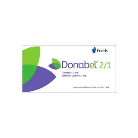 DONABEL 2/1 DIENOGEST / ESTRADIOL 28 COMPRIMIDOS RECUBIERTOS