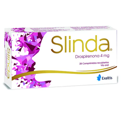 SLINDA DROSPIRENONA 4MG 28 COMPRIMIDOS RECUBIERTOS