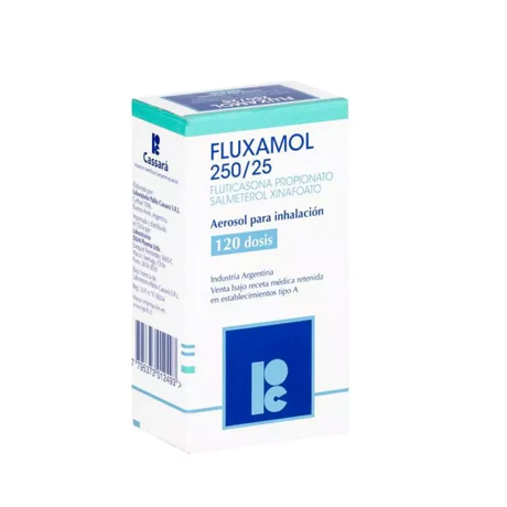 FLUXAMOL 250/25 FLUTICASONA / SALMETEROL INHALADOR 120 DOSIS