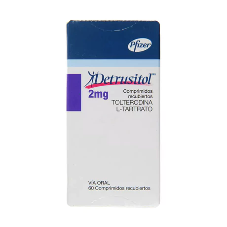 DETRUSITOL TOLTERODINA 2MG 60 COMPRIMIDOS RECUBIERTOS