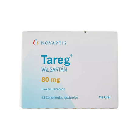 TAREG (R) VALSARTÁN 80MG 28 COMPRIMIDOS RECUBIERTOS
