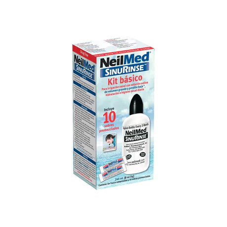 KIT PARA IRRIGACIÓN NASAL CON SOLUCIÓN SALINA