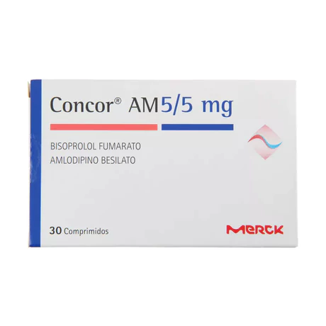 CONCOR AM 5/5MG BISOPROLOL / AMLODIPINO 30 COMPRIMIDOS