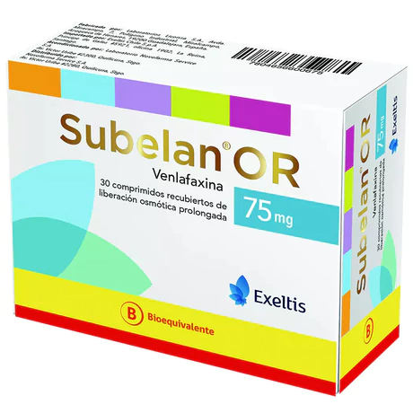 SUBELAN OR (B) VENLAFAXINA 75MG 30 COMPRIMIDOS PROLONGADOS
