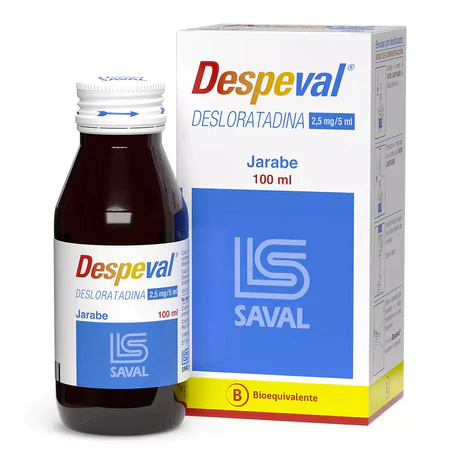 DESPEVAL (B) DESLORATADINA 2.5MG/5ML JARABE 100ML