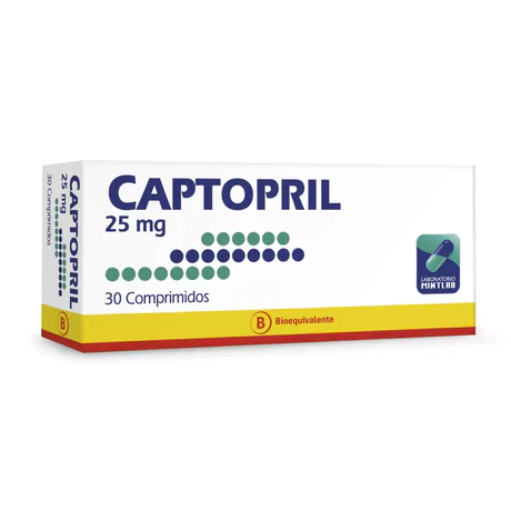 CAPTOPRIL (B) 25MG 30 COMPRIMIDOS