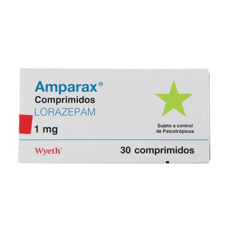 AMPARAX (R) LORAZEPAM 1MG 30 COMPRIMIDOS