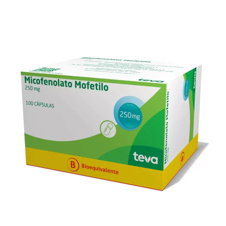 MICOFENOLATO (B) 250MG 100 CÁPSULAS