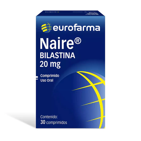 NAIRE BILASTINA 20MG 30 COMPRIMIDOS