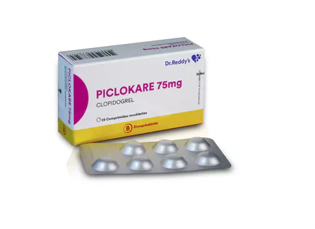 PICLOKARE (B) CLOPIDOGREL 75MG 28 COMPRIMIDOS RECUBIERTOS