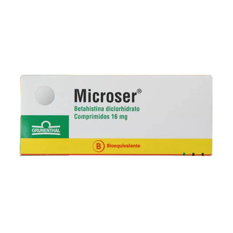 MICROSER (B) BETAHISTINA 16MG 30 COMPRIMIDOS