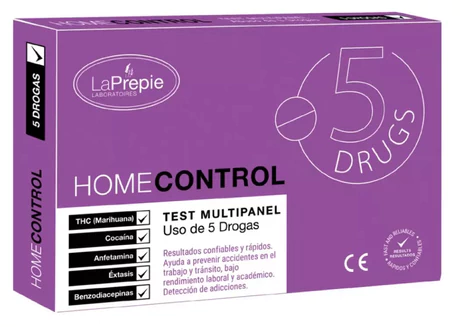 TEST MULTIPANEL 5 DROGAS LA PREPIE 1 UNIDAD