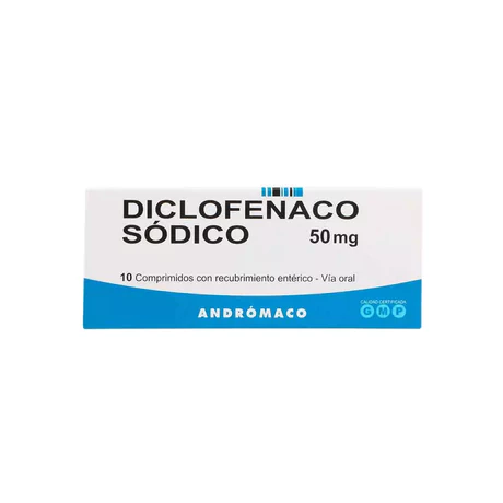 DICLOFENACO SÓDICO 50MG 10 COMPRIMIDOS RECUBIERTOS