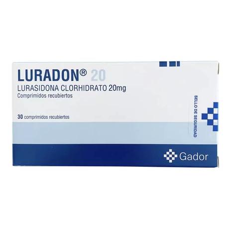 LURADON LURASIDONA 20MG 30 COMPRIMIDOS RECUBIERTOS