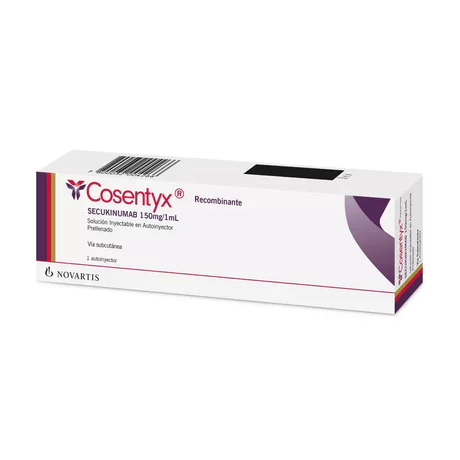 COSENTYX RECOMBINANTE SECUKINUMAB INYECTABLE AUTOINYECTOR LÁPIZ PRELLENADO 150MG/ML