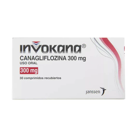 INVOKANA CANAGLIFLOZINA 300MG 30 COMPRIMIDOS RECUBIERTOS
