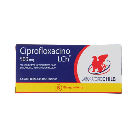 CIPROFLOXACINO (B) 500MG 6 COMPRIMIDOS RECUBIERTOS
