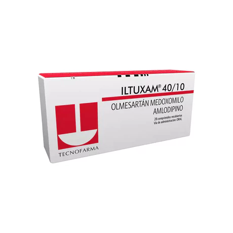 ILTUXAM (B) OLMESARTÁN / AMLODIPINO 40/10 28 COMPRIMIDOS RECUBIERTOS