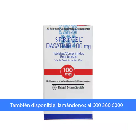 SPRYCEL DASATINIB 100MG 30 COMPRIMIDOS RECUBIERTOS