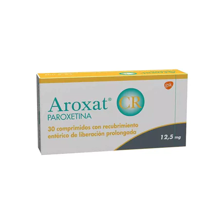 AROXAT CR (R) PAROXETINA 12.5MG 30 COMPRIMIDOS PROLONGADOS