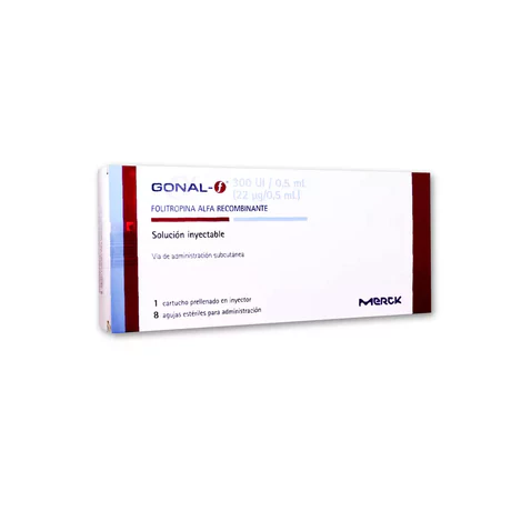 GONAL-F FOLITROPINA ALFA 300MCG INYECTABLE 1 FRASCO-AMPOLLA