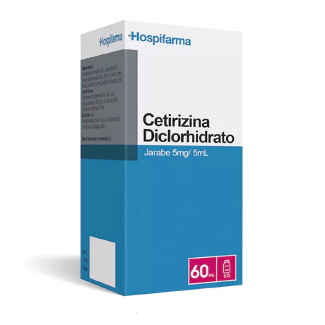 CETIRIZINA 5MG/5ML JARABE 60ML