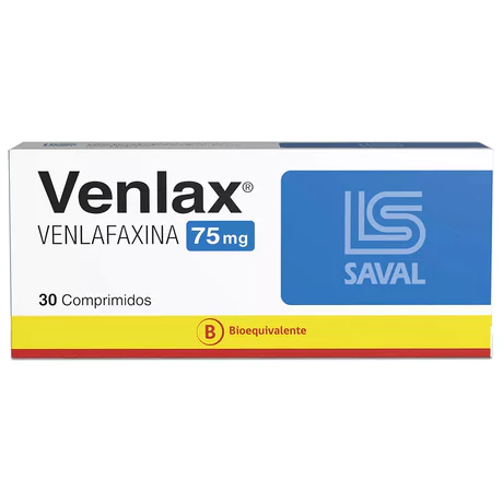 VENLAX VENLAFAXINA 75MG 30 COMPRIMIDOS