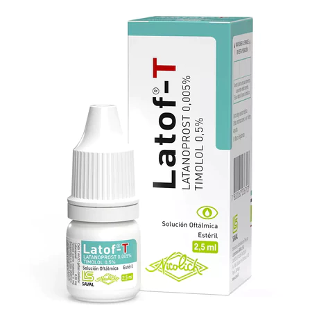 LATOF-T LATANOPROST / TIMOLOL SOLUCIÓN OFTÁLMICA 2.5ML
