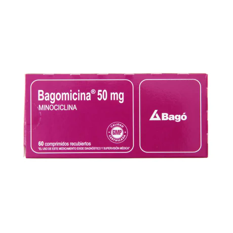 BAGOMICINA MINOCICLINA 50MG 60 COMPRIMIDOS RECUBIERTOS