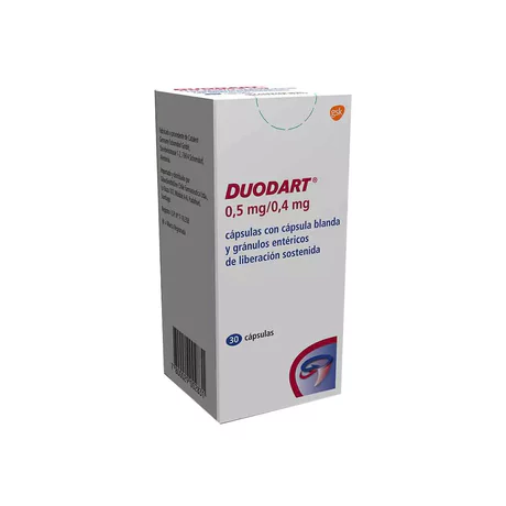 DUODART DUTASTERIDA / TAMSULOSINA 30 CÁPSULAS