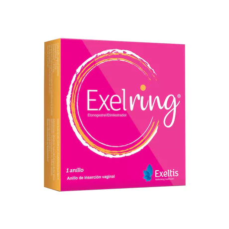 EXELRING ETONOGESTREL / ETINILESTRADIOL 1 ANILLO VAGINAL