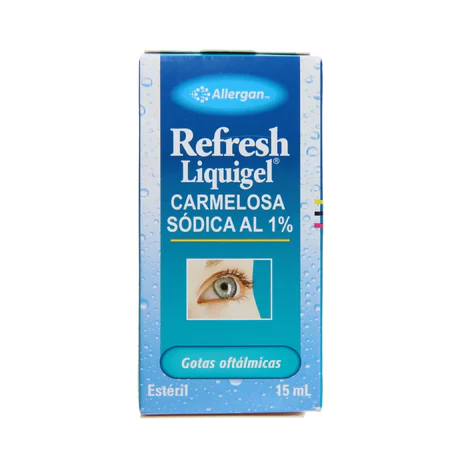 REFRESH LIQUIGEL CARMELOSA SÓDICA 1% SOLUCIÓN OFTÁLMICA 15ML