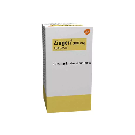 ZIAGEN (R) ABACAVIR 300MG 60 COMPRIMIDOS RECUBIERTOS
