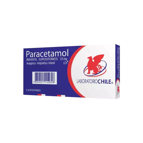 PARACETAMOL INFANTIL 6 SUPOSITORIOS