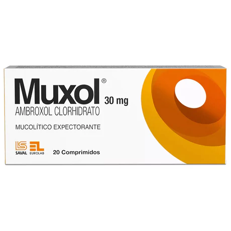 MUXOL AMBROXOL 20 COMPRIMIDOS
